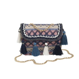 beach bag♣ ♤Wholesale bag women 2021 new fashion fringe ethnic style ...