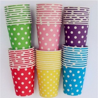 POLKA DOTS PAPER CUPS 10PCS.