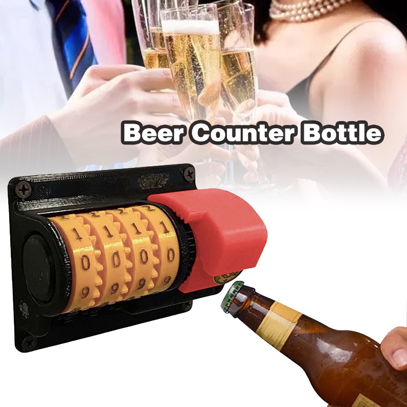Beer Bottle Opener With Counter Wall Mounted Beer Counting Device