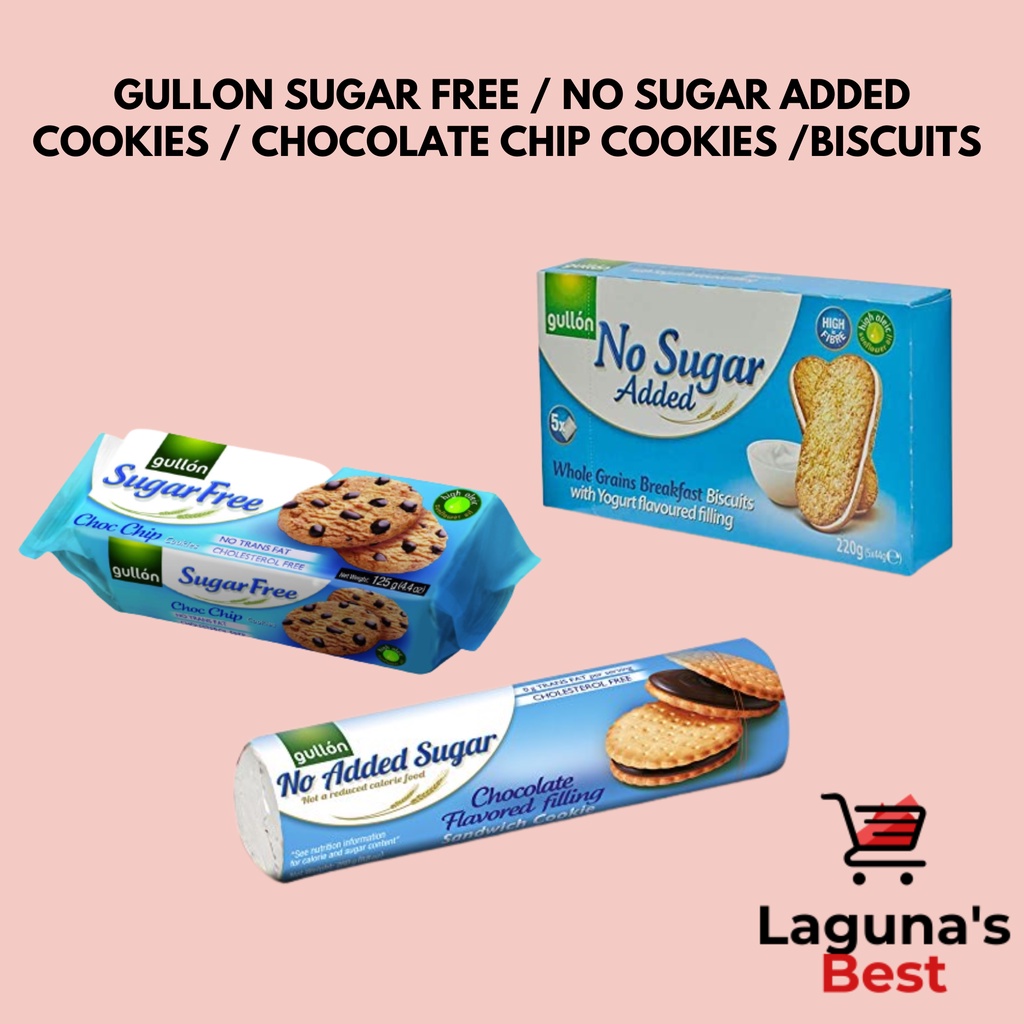 Gullon Sugar Free No Sugar Added Cookies Chocolate Chip Cookies