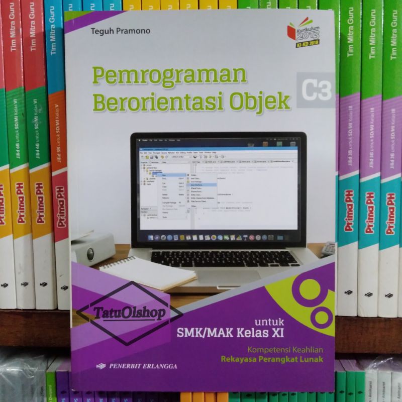 Original SMK Class 11 XI 2 KIKD Object Oriented Programming Book ...