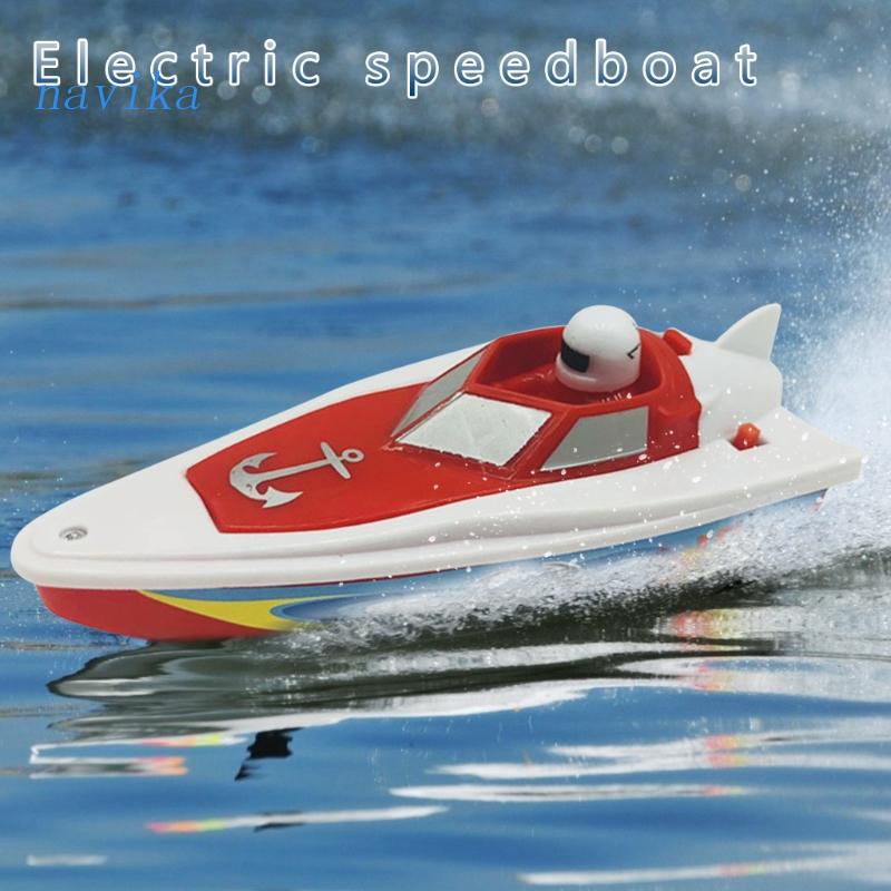 NAV 1Set Plastic Toy Yacht & Low Noises Toy Mini Yacht Mini Speedboat