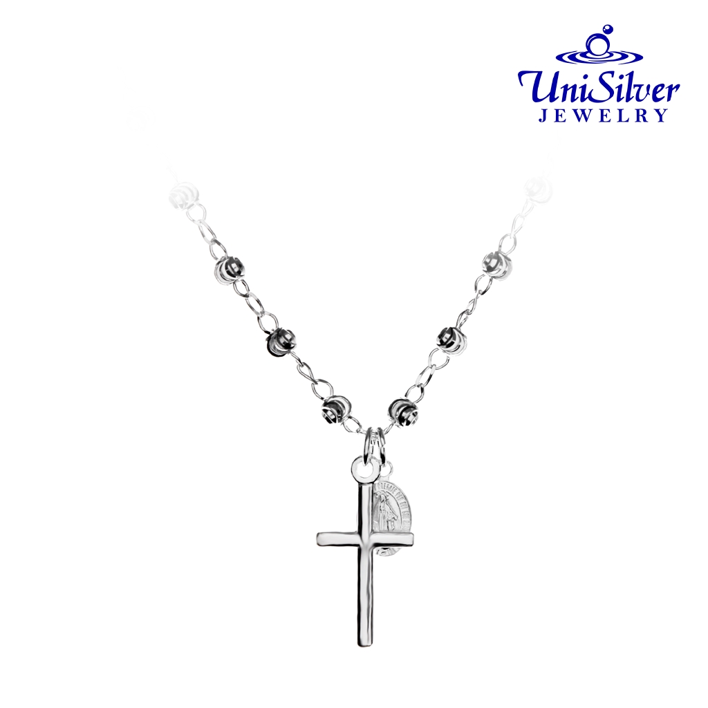 Unisilver necklace deals with cross pendant