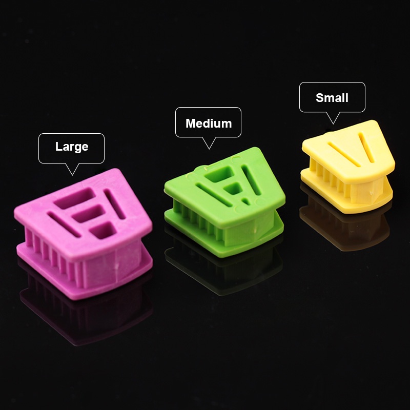 5pcs Colorful Dental Bite Block Dental Silicone Mouth Prop Rubber ...