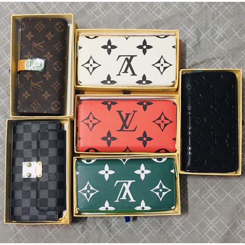 LV LONG WALLETS (onezip, bifold, trifold) Shopee Philippines