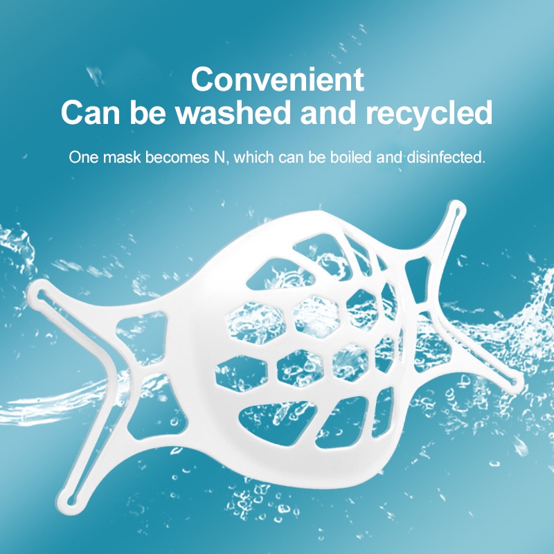 10/5/1Pcs Reusable Face Mask Holder Inner Support Frame Silicone Mouth ...