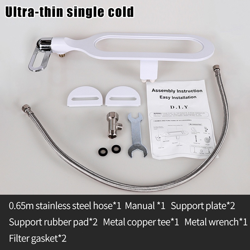 PHITO Bathroom Hands-Free Non Electric Bidet Toilet Seat Attachment ...