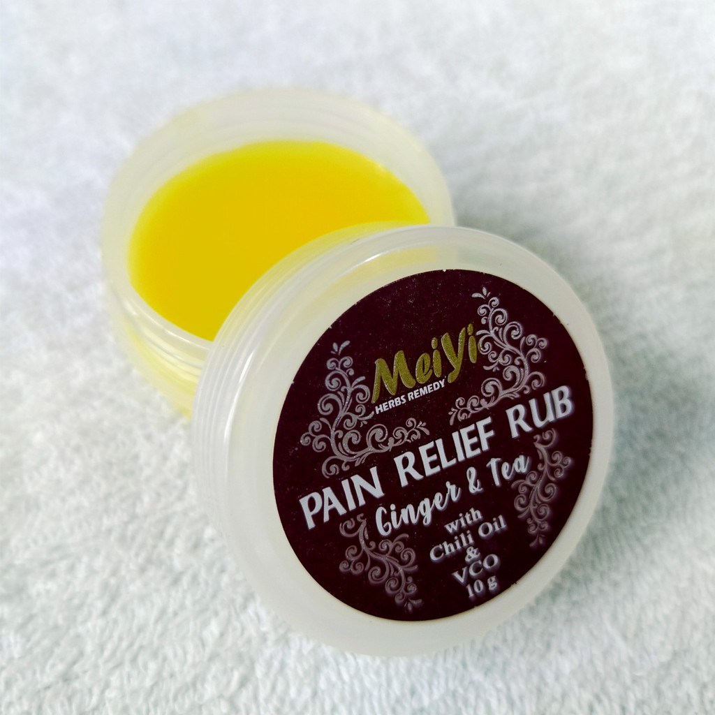 Meiyi Pain Relief Rub (10gsmall) Shopee Philippines