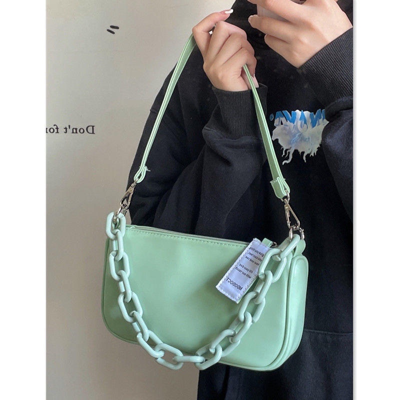 in stockhomemade bag shoulder Women 2022 same nieeh Korean chain yami ...