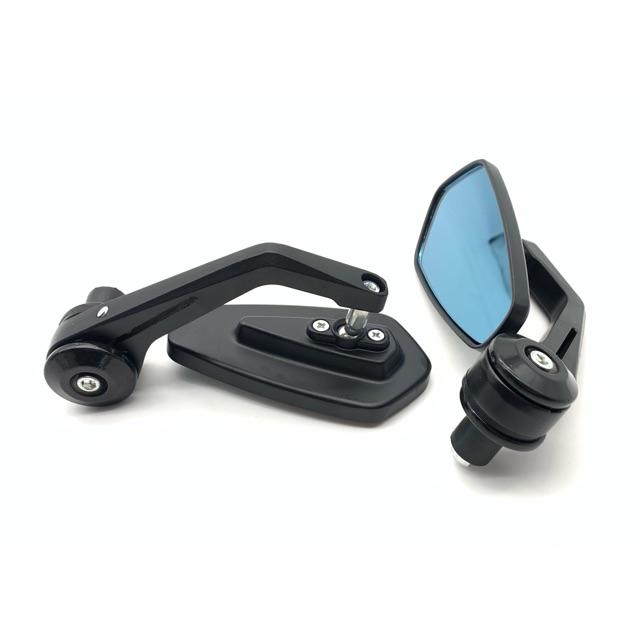 Motorcycle Aluminum Rear View Side Mirror Round Bar end Mirror ...