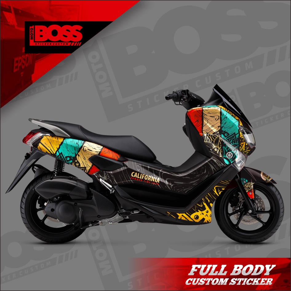 Decal Sticker Sticker Yamaha Nmax 2016 2017 2018 2019 Full Body ...