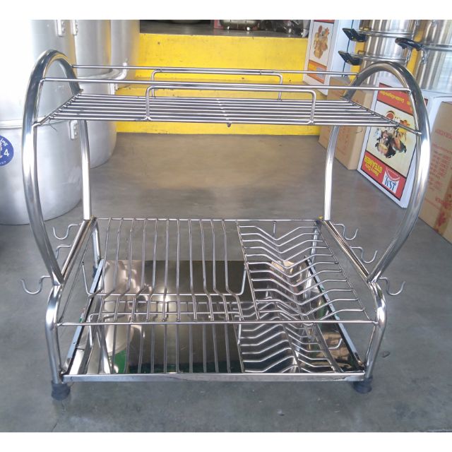 Stainless Steel Dish Organizer Drainer Shopee Philippines