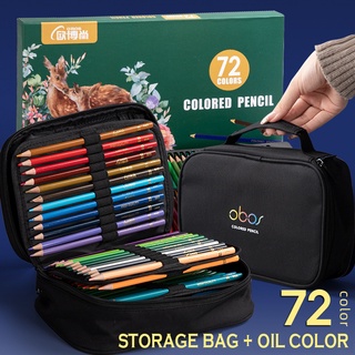 Andstal 48/72/120/150/200 Holes Color Pencil Case Canvas Pencils