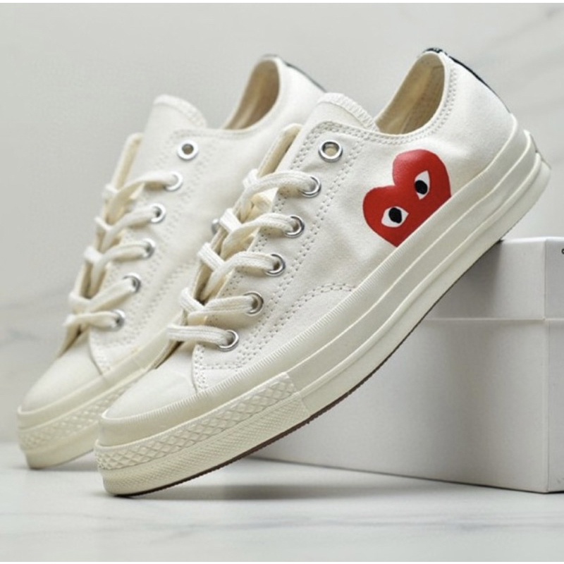 Converse cheap cdg beige