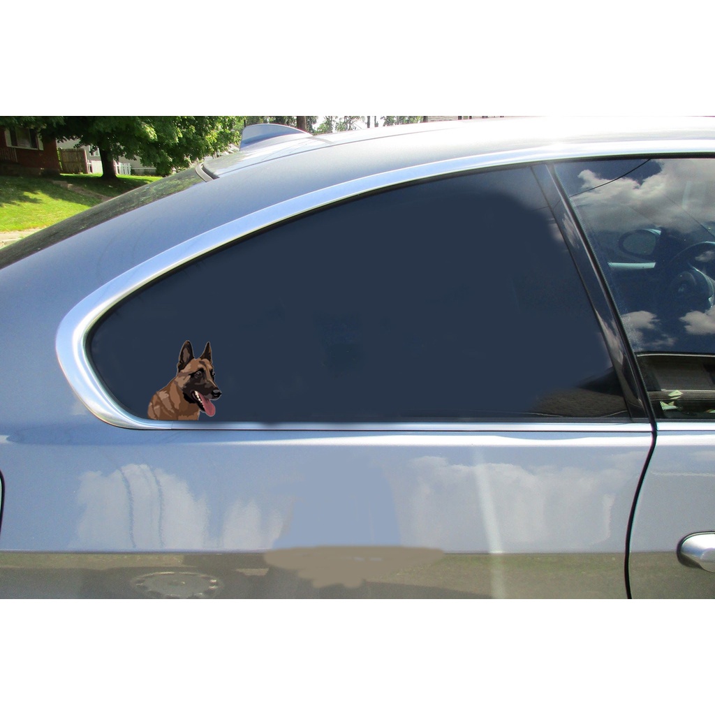 ARTSY BELGIAN MALINOIS CAR DECAL MOTORCYCLE Shopee Philippines