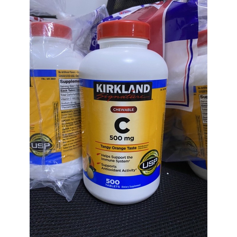 Kirkland Vitamin C Chewable 500mg authentic Shopee Philippines