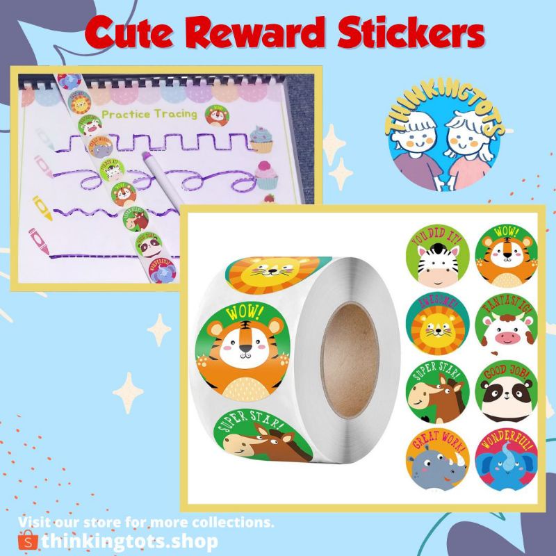 Reward Stickers For Teaching Motivate Kids in Task Teaching Aid ...