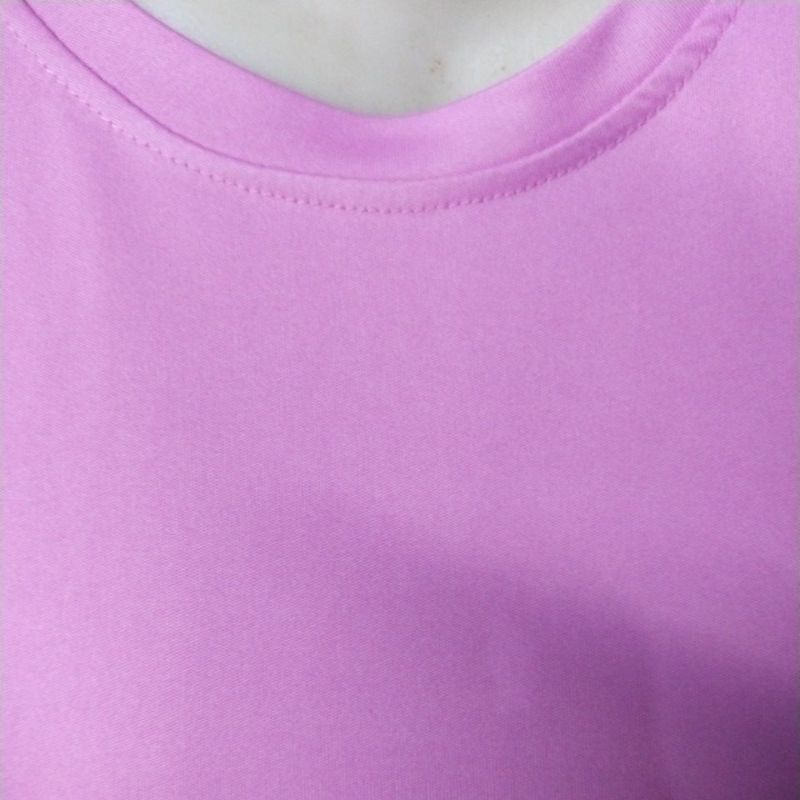 Baby Pink Drifit/Active T/S sports material, wicking and atlhetic cloth ...