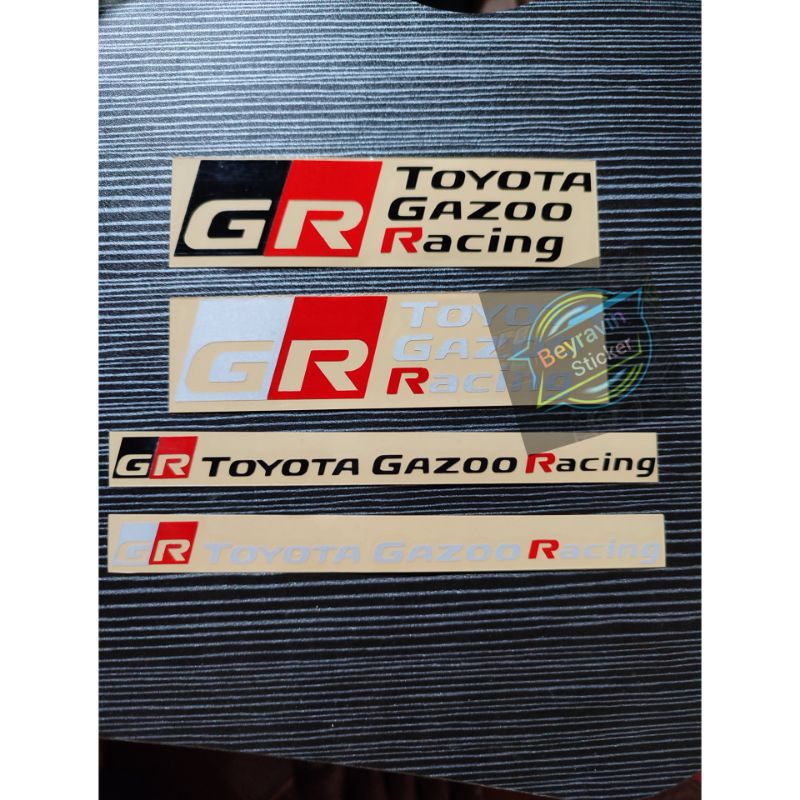 Gr toyota Gazoo Racing cutting Sticker | Shopee Philippines