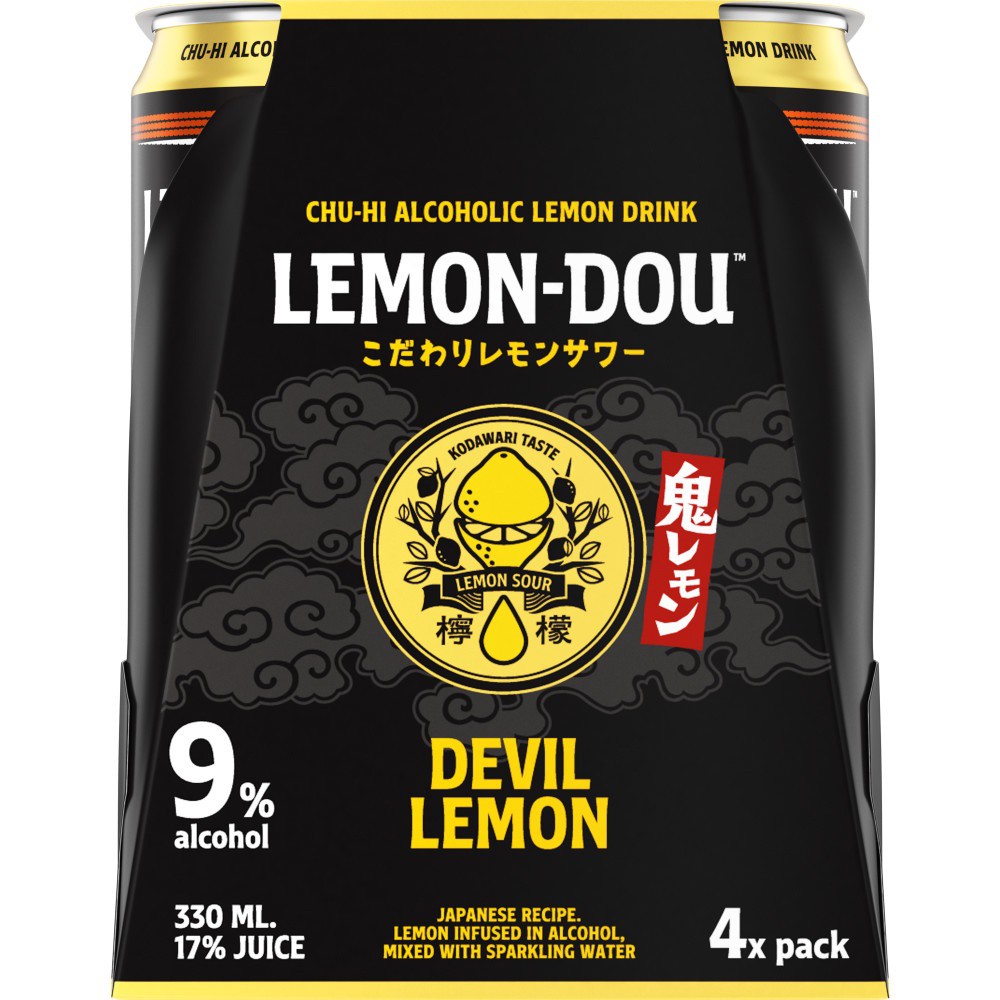 Lemon-Dou Devil Lemon 330 Ml X 12 | Shopee Philippines