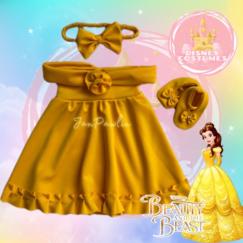 Princess belle dress for baby best sale