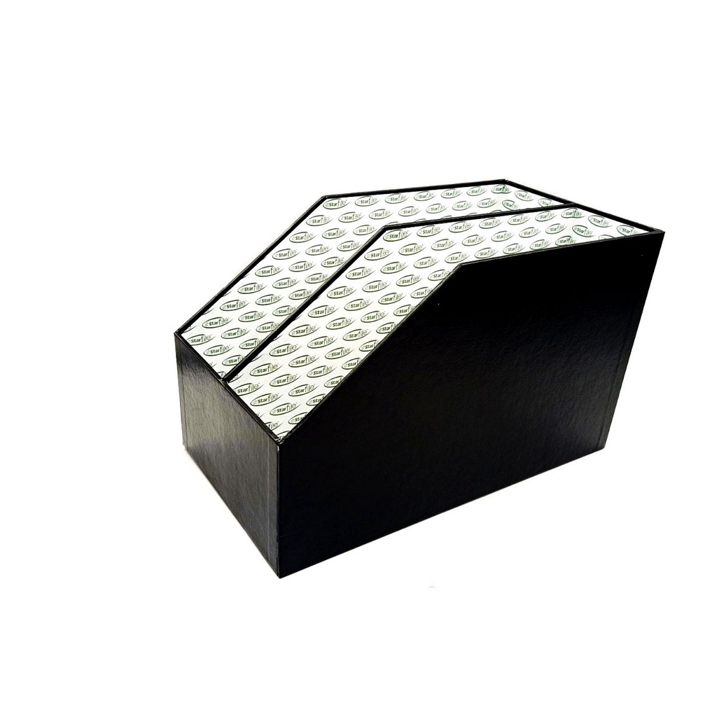 (MagRack) Double Magazine File Holder Desk Organizer for Lever Arch