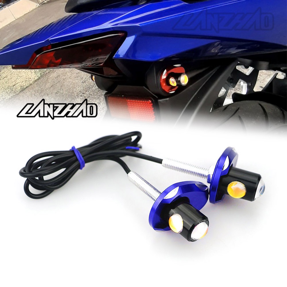 Motorcycle LED Turn Signal Light with Aluminum Spacers Universal for ...