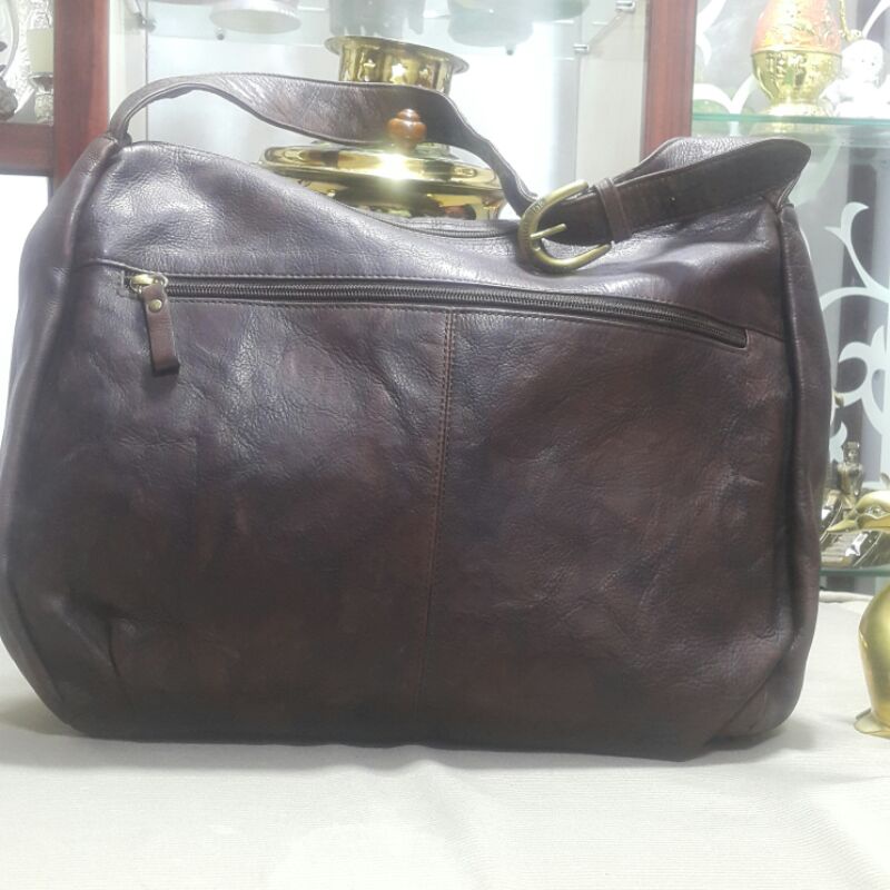 Stone Mountain Original Genuine Leather Shoulder Bag Shopee