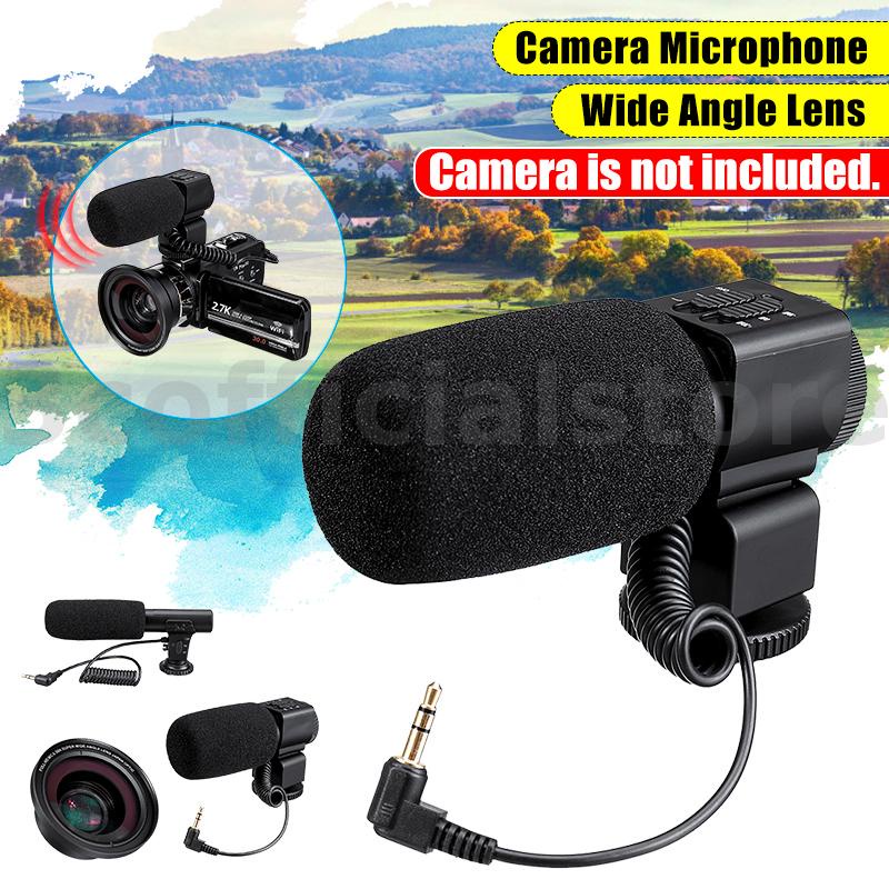 3.5mm External Stereo Microphone MIC For Canon Nikon DSLR Camera DV