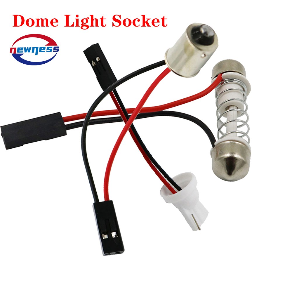 2pcs T10 Ba9s T4w Festoon Connector Wire Cables For All Car Light Led ...
