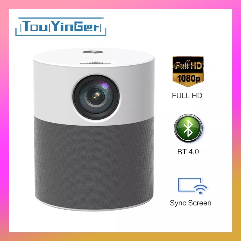 Touyinger T9 Native Full HD Portable Projector 1080P MINI Beamer Home ...