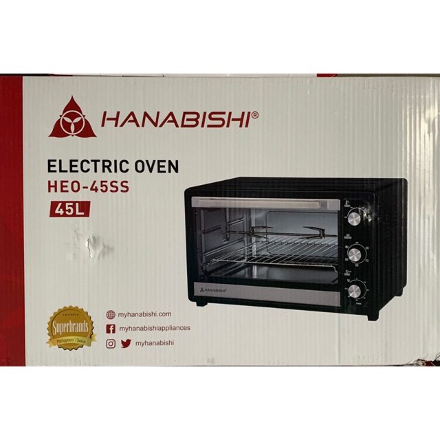 hanabishi oven wattage