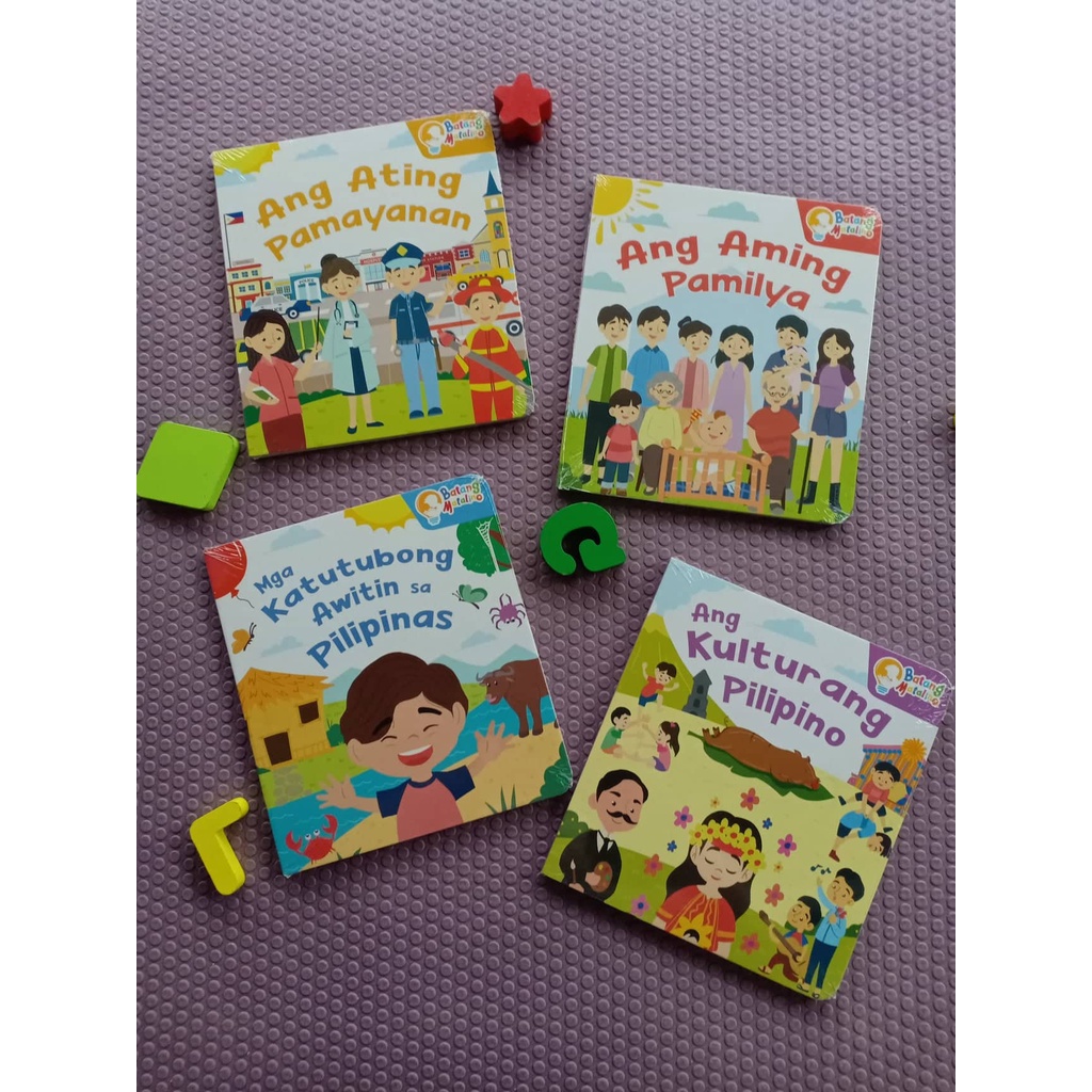 Batang Matalino Board Books Set Of 4 Ang Aking Pamayanan, Aming Pamilya ...