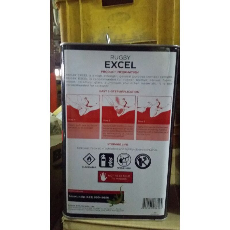 Bostik Rugby Original or Excel Contact Cement Gallon Size/4 liters ...