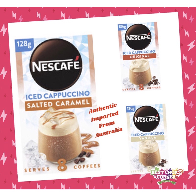 Nescafe Iced Cappuccino Coffee Sachets ( 8 sachet ) Shopee Philippines