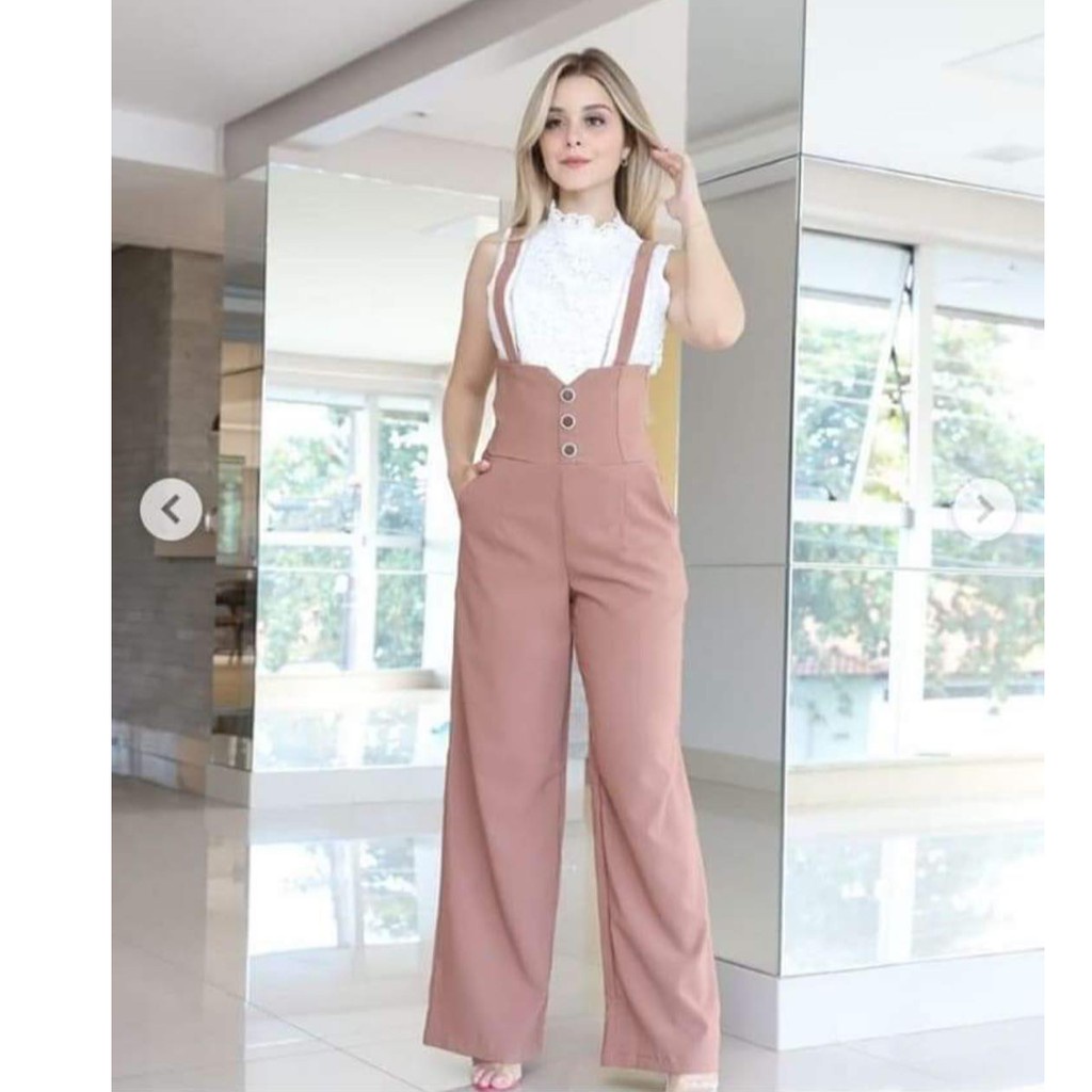 New 2in1 korean jumper formal summer jumpsuit for women casual jumpsuit romper plain Shopee Philippines