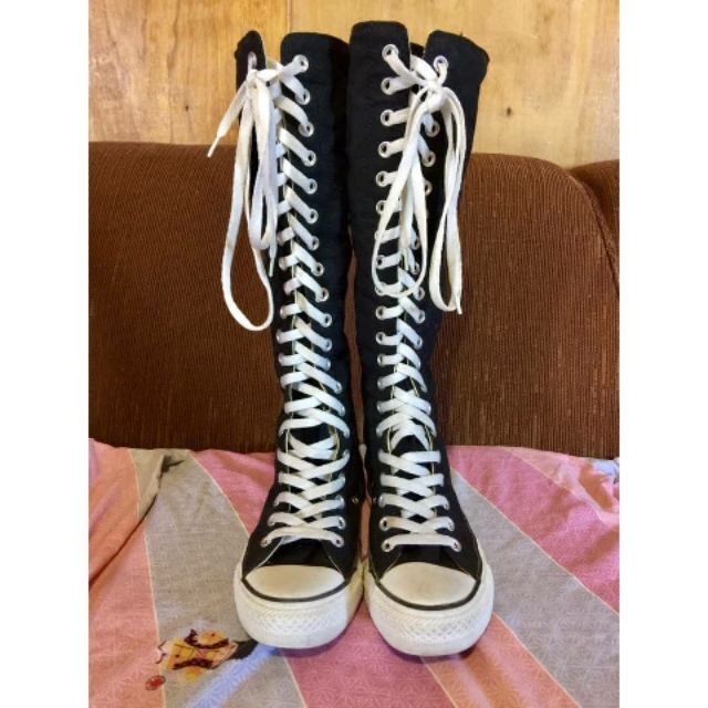 Knee high outlet sneakers converse