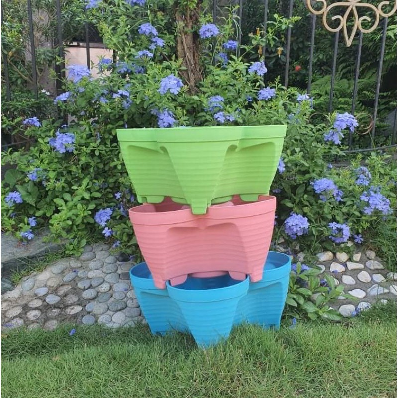Colored Stackable planters Shopee Philippines