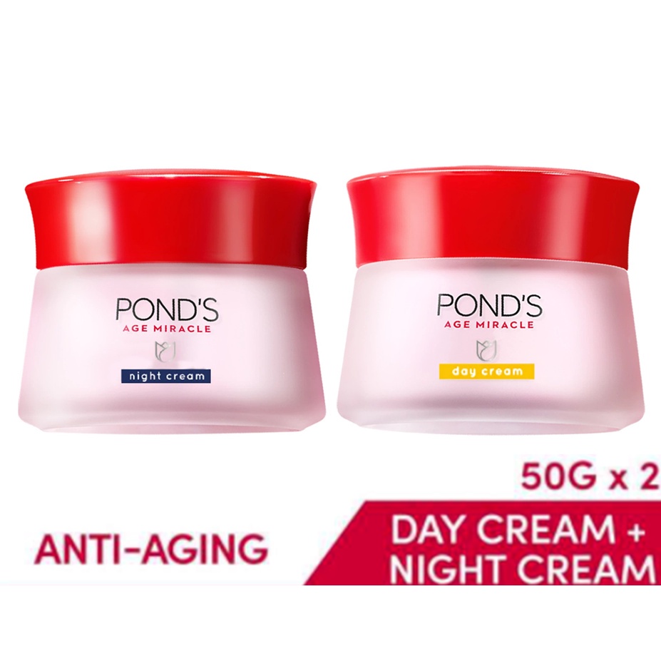 ♗POND'S / PONDS Retinol C Moisturizer DUO (Age Miracle Day Cream 50g