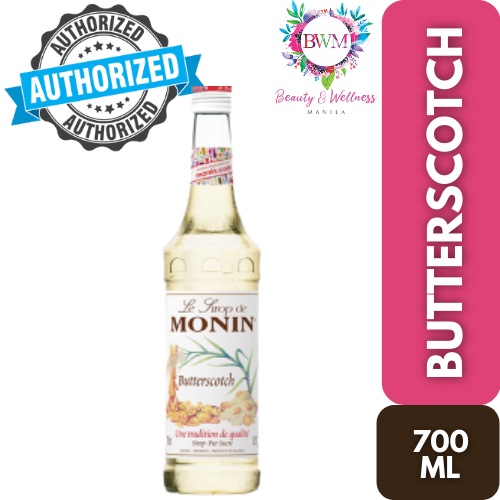 MONIN BUTTERSCOTCH SYRUP 700ML /1L GLASS BOTTLE | Shopee Philippines