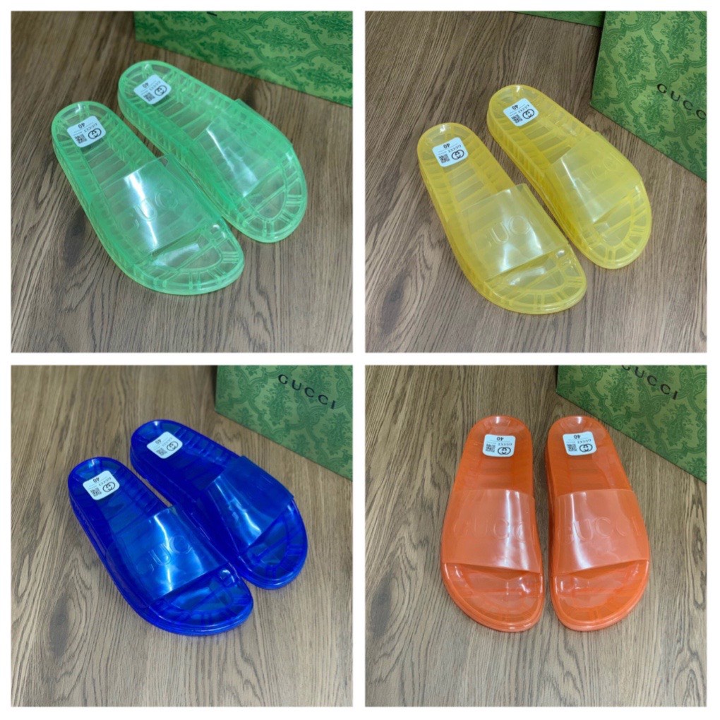 Transparent GC Horizontal Strap Slippers In 7 Colors Exclusive GC New ...