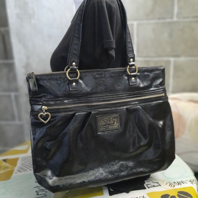 Coach poppy deals purse black