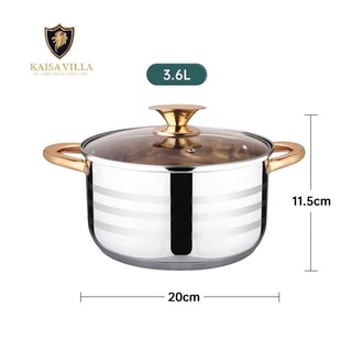 KD Induction Saucepan with Lid 20cm/ 1.8L Milk Pan Non Stick Saucepan