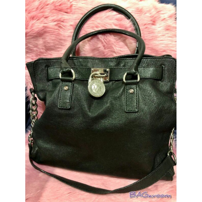 Michael kors hamilton medium on sale size