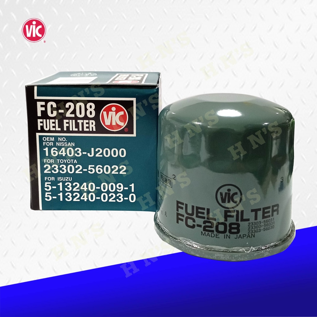 VIC Fuel Filter FC-208 for Isuzu Crosswind ( 1997 to 2017 ) Hilander ...
