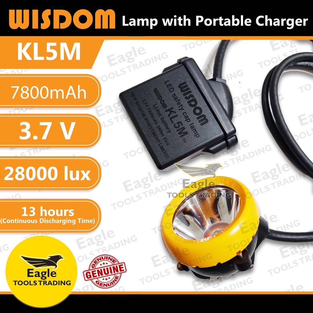 Wisdom Lights KL5M Rechargeable LED Lamp NWB-20 | Work/Cap Light with ...