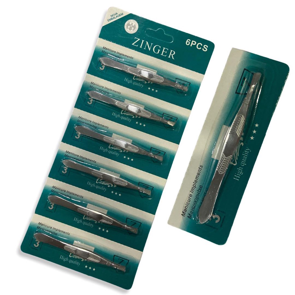 Zinger Stainless Steel Tsani Tweezer For Sewing Manicure Implements