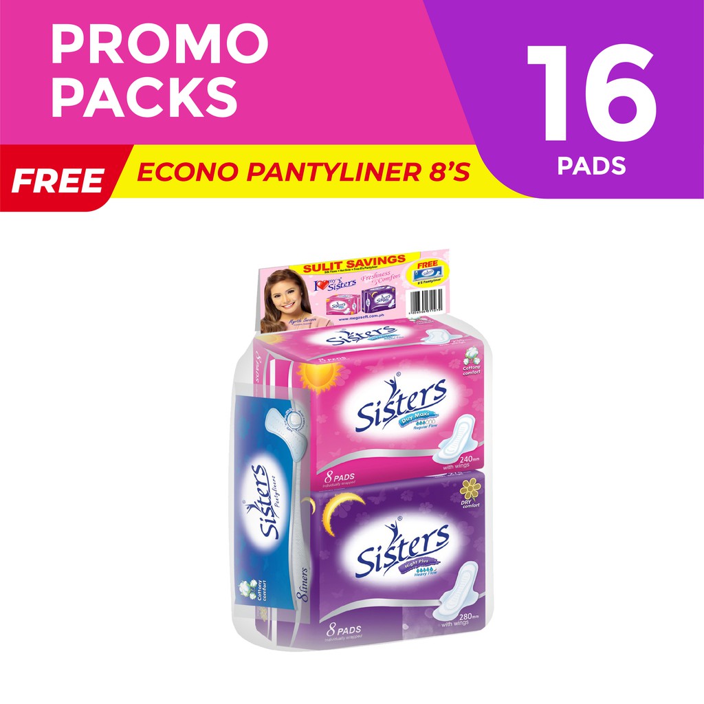 Sisters Silk Floss Day 8's + Net Side Night 8's w/ FREE PL PROMO pack ...