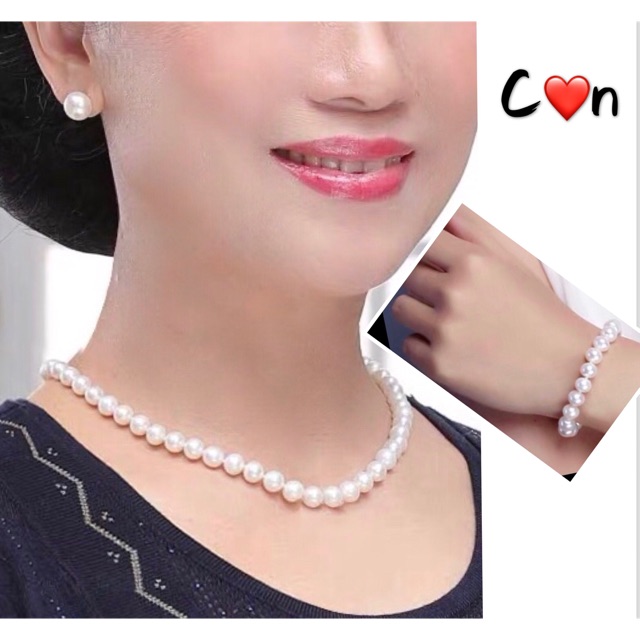 Stretchable Pearl Set Women Accessories FashionJewelry | Shopee Philippines
