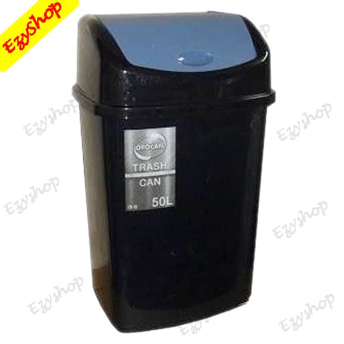 Orocan 50-Liter Trash Can with Swing Cover / basurahan ( Random Color ...